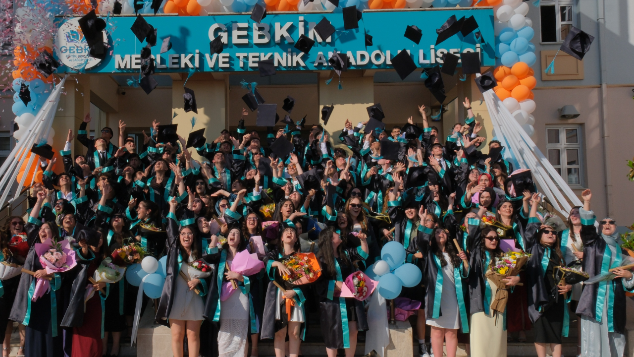 GEBKİM MTAL'de mezuniyet heyecanı