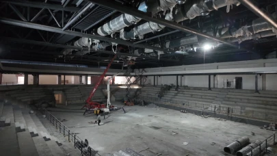 Kapalı Spor Salonu ve Sporcu Fabrikası’nda çalışmalar son sürat