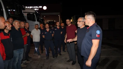 Büyükşehir ekipleri, yangınlara karşı tek vücut