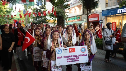 Kocaeli’de 2. Balkan Halk Oyunları rüzgârı esti