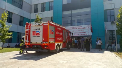 Darıca Sağlık Kompleksi’nde korkutan yangın