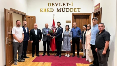Anahtar Parti Darıca’dan Kaymakam Dönmez’e hayırlı olsun ziyareti