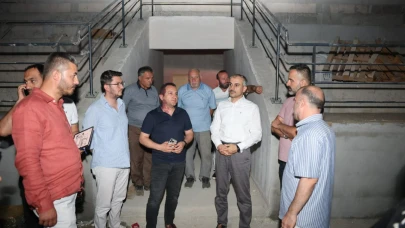 Çiftçi, spor salonu ve sporcu fabrikasındaki çalışmaları inceledi