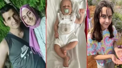 Polis memurunun yaptığı kazada hayatını kaybeden 3 yakını, gözyaşları arasında Gebze’de toprağa verildi