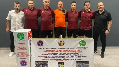 Palmiye Emlak’ın katkı sunduğu turnuvada, FİFA Kokartlı hakem Bahattin Duran görev aldı