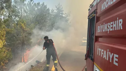 Komşudaki yangına çok sayıda araç ve ekiple müdahale