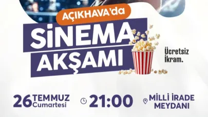 Açık havada sinema keyfi başlıyor