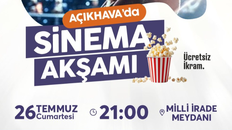 Açık havada sinema keyfi başlıyor