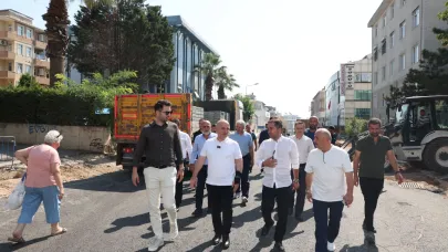 Başkan Bıyık çalışmaları yerinde inceledi