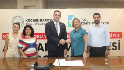 İzmit Belediyesi ile Kocaeli Barosundan kadın ve çocuklara hukuki destek protokolü