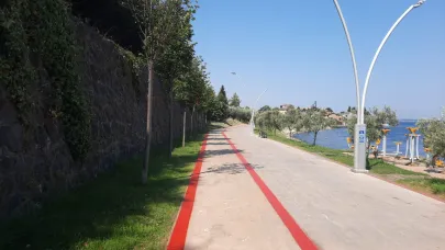 Büyükşehir, bisiklet yolu çizgilerini yeniliyor