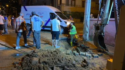Altyapı kazısında doğalgaz borusu hasar gördü; Mahalleyi gaz kokusu sardı!