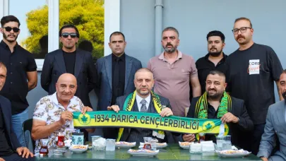 Darıca 1934 Gençlerbirliği’nden iş insanı Selahattin Yılmaz’a teşekkür