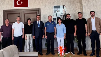 Anahtar Parti Darıca'dan yeni emniyet müdürüne ziyaret
