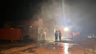 Dilovası'ndaki yangında mutfak tezgahı imalathanesi kullanılamaz hale geldi