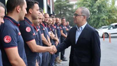 Baraçlı’dan itfaiyecilere moral ziyareti