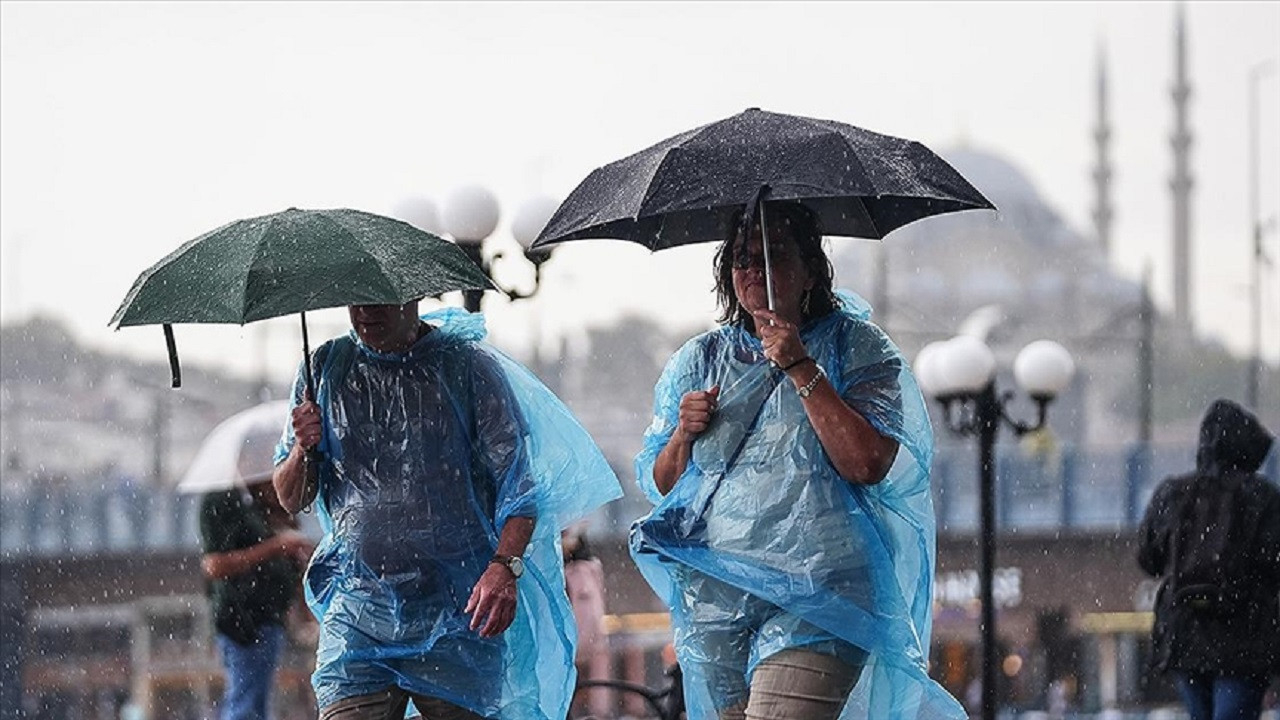 Meteoroloji'den kuvvetli rüzgar ve sağanak yağmur uyarısı!