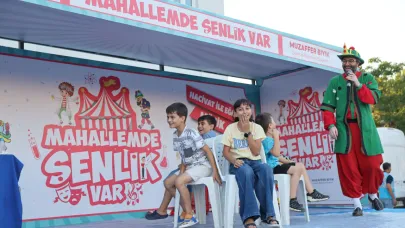 Her mahallede şenlik her çocukta mutluluk
