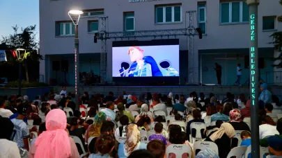 İstasyon Mahallesi’nde Açık Havada Sinema Keyfi