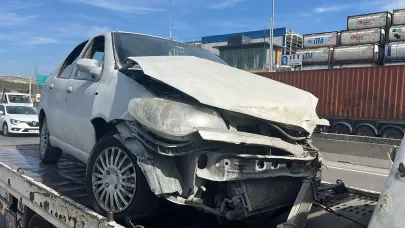 Kocaeli’de otomobil bariyere çarptı; 4 yaralı