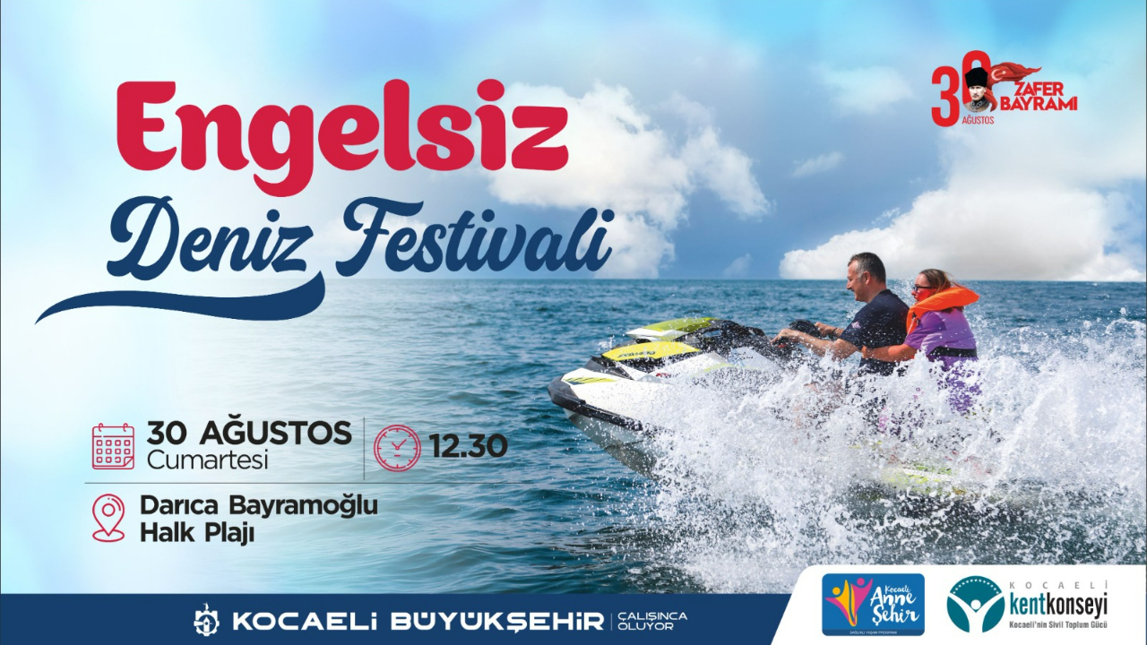En özel deniz festivali 30 Ağustos günü Darıca'da!
