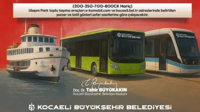 30 Ağustos’ta toplu ulaşım ücretsiz!
