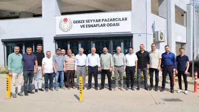 Başkan Büyükgöz’den Pazarcılar Odasına Ziyaret