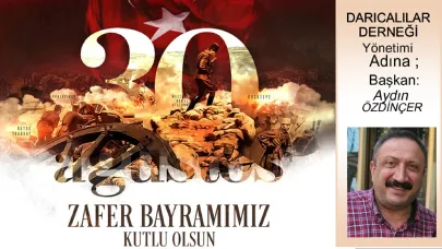 Darıcalılar Derneği 30 Ağustos Zafer Bayramı kutlaması