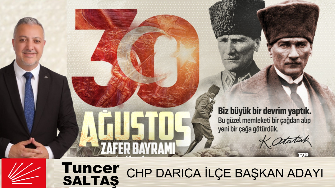 Tuncer Saltaş 30 Ağustos Zafer Bayramı kutlaması