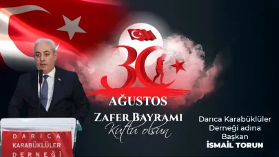 Darıca Karabüklüler Derneği 30 Ağustos Zafer Bayramı kutlaması