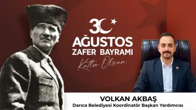 Volkan Akbaş 30 Ağustos Zafer Bayramı kutlaması