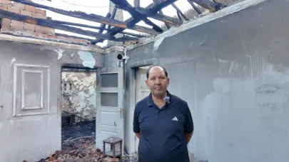 Büyükşehir’den evi yanan vatandaşa yardım eli