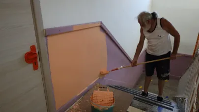 Okullara son 5 yılda 547 bin litre boya desteği