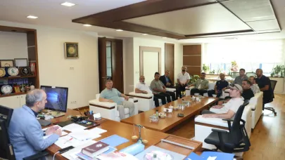 Çiftçi, amatör spor kulübü temsilcilerini ağırladı