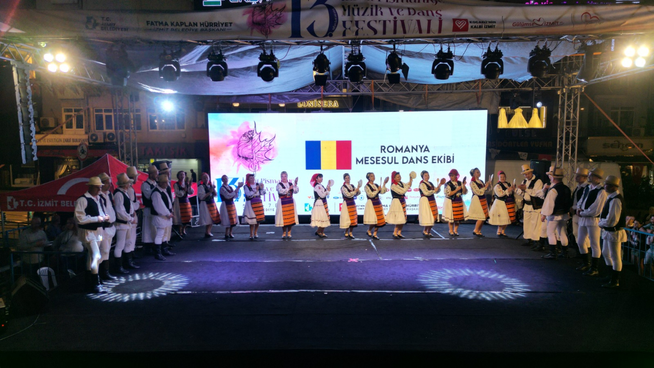 13’ncü İzmit Pişmaniye, Dans ve Müzik Festivaline muhteşem final
