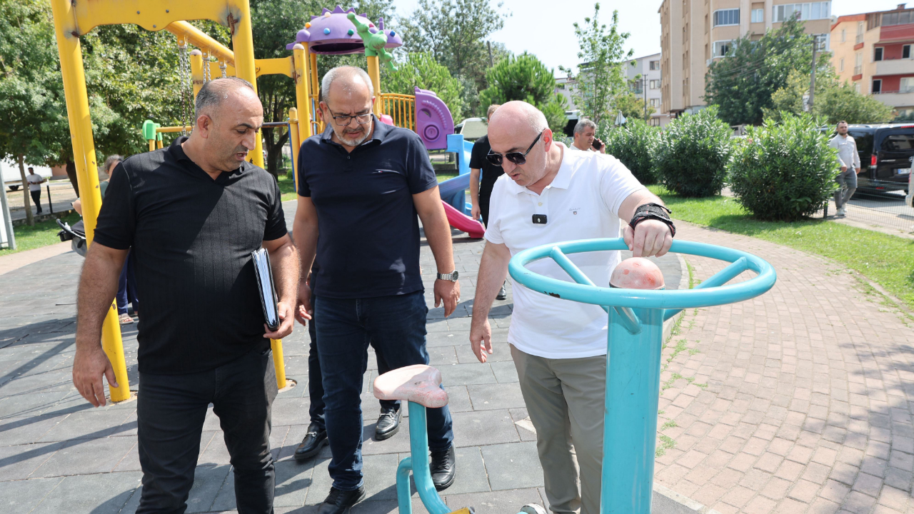 Darıca’daki parklar modern ve güvenli hale getiriliyor