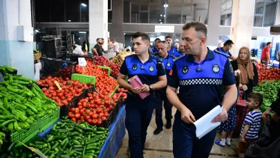 Çayırova Zabıtası’ndan pazar denetimi