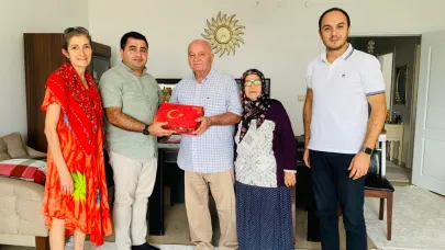 İzmit Belediyesinden kahraman gazimize vefa ziyareti