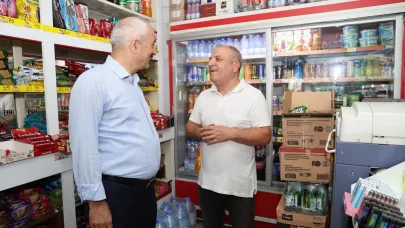 Başkan Büyükgöz’den Güzeller Mahallesi esnafına ziyaret