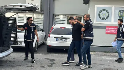 Çocuklarının gözü önünde babaya tokat atan cip sürücüsü adliyede