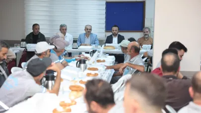 Başkan Çiftçi, temizlik personellerini mesaiye uğurladı