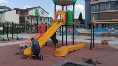 Büyükşehir’den çocuklara güvenli oyun alanları