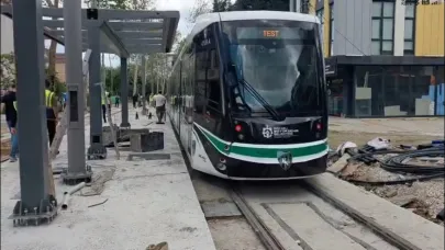 Stada gidecek tramvayda soğuk testler yapılıyor