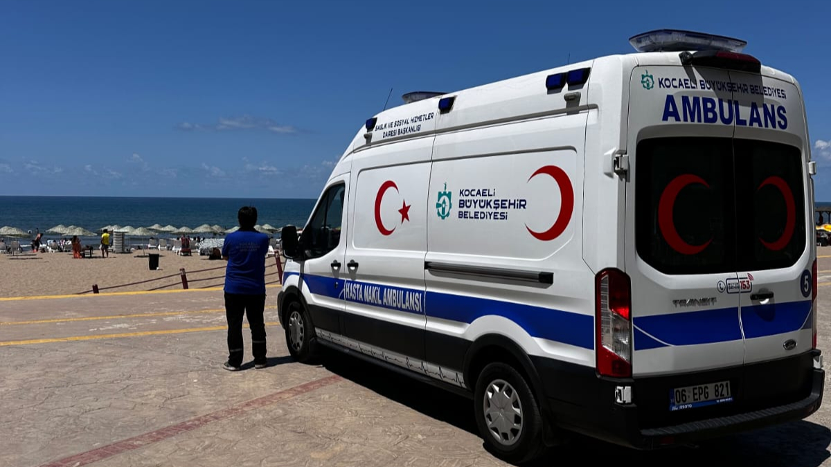 Nakil Ambulans sahillerdeki nöbetini tamamladı