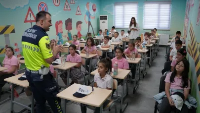 Geleceğin bilinçli sürücü ve yayaları yetiştiriliyor