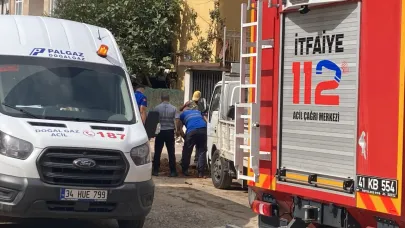 Sırasöğütler Mahallesi’nde doğalgaz borusu patladı: Mahallede panik yaşandı!