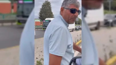 Önünü kestiği sürücüye ‘’Seni barındırır mıyım, nefesini keserim’’dedi. Polis gereğini yaptı