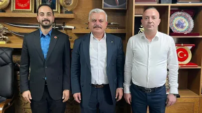 MHP Darıca'dan Başkan Batı'ya ziyaret: Projeler anlatıldı!