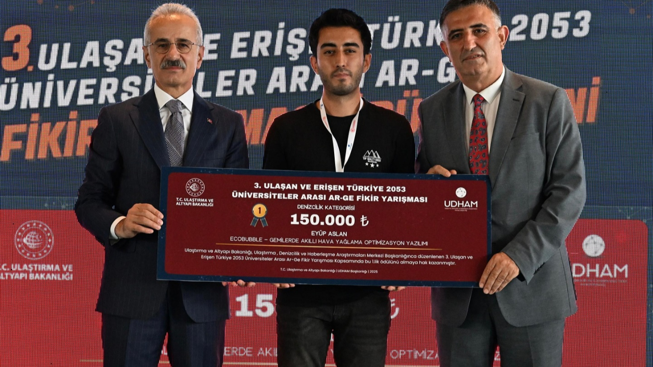 GTÜ Öğrencisi Ulaştırma ve Altyapı Bakanlığı’nın Yarışmasında Birinci Oldu