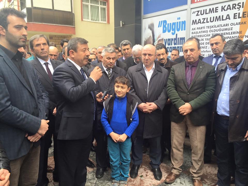 Ak Parti Darıca, Bayırbucak'a yardım gönderdi